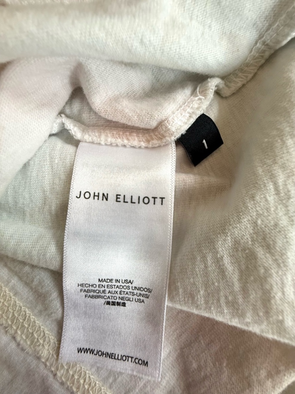 John Elliott Pastel Tie Dye T Shirt Dress Tie Waist Pink White Size S - Picture 9 of 16